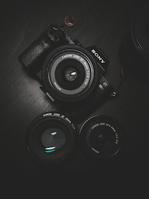 Camera detail photograph